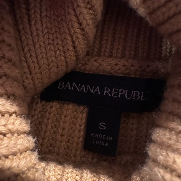Banana Republic Turtleneck Zip Sweater Tunic S - Picture 5 of 6